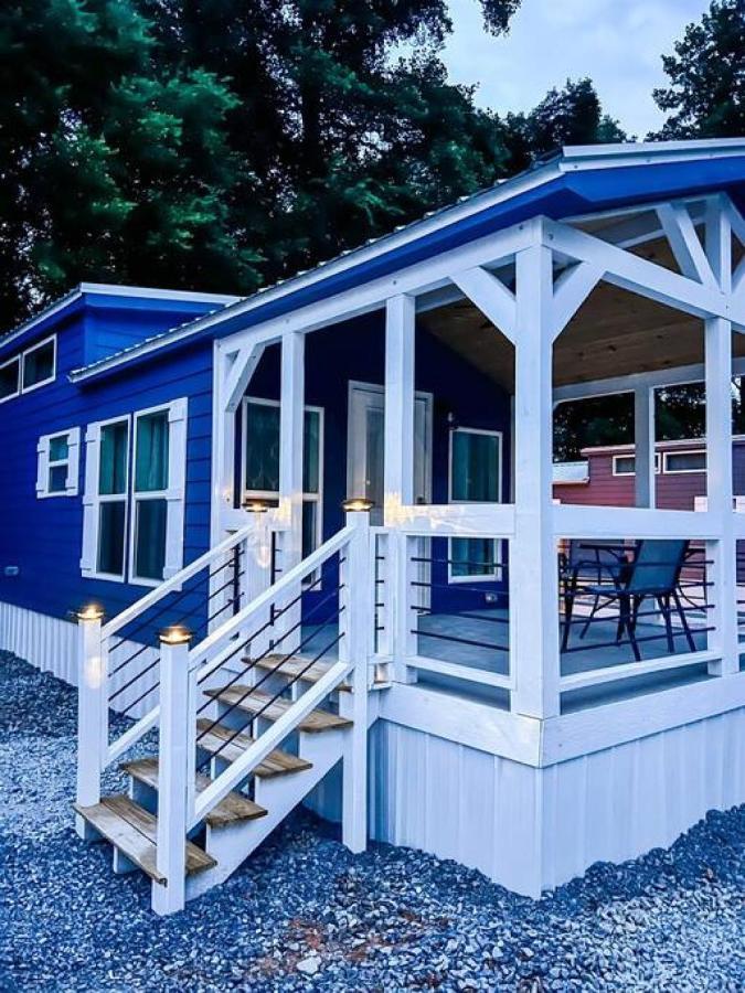 2 Villa D'Azur Luxury Tiny House Mins To Lake Guntersville, Downtown, Firepit Extérieur photo